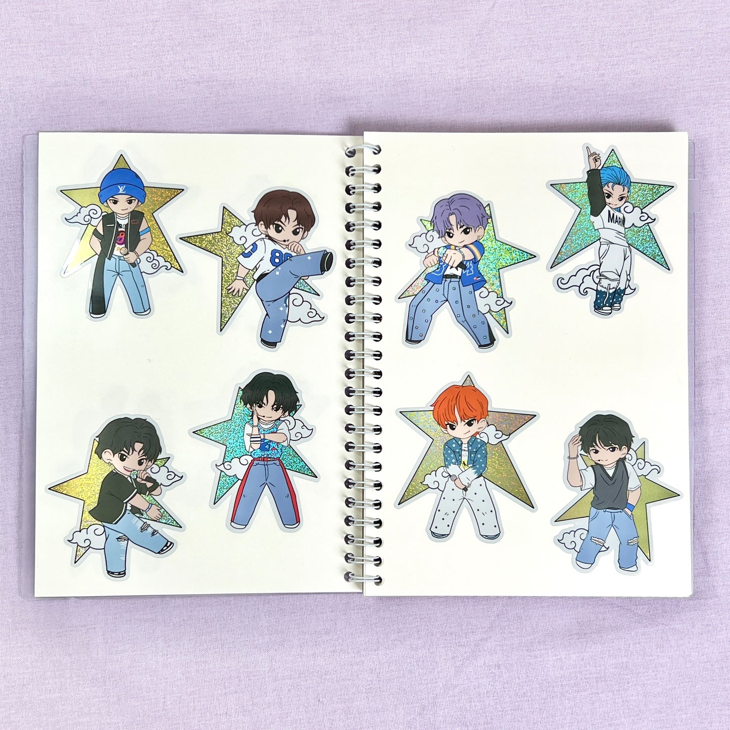 Customizable Sticker Journal