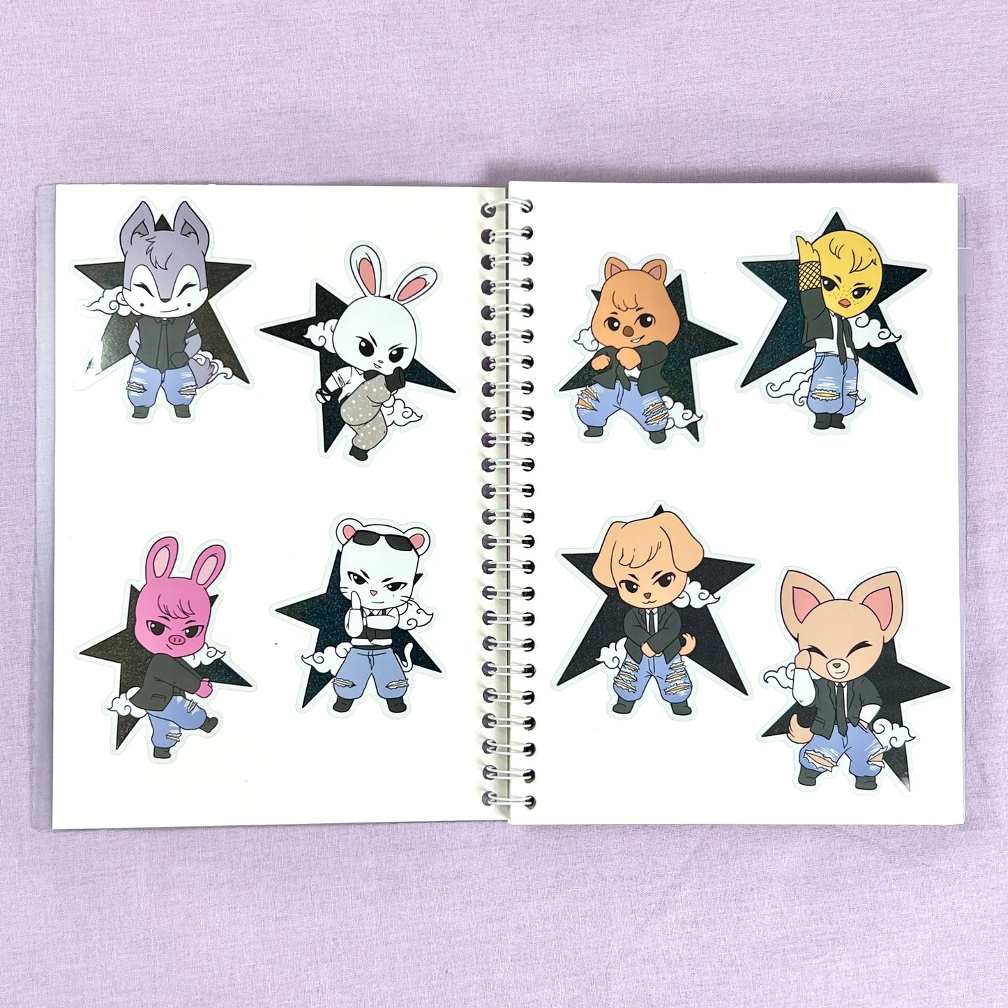 Customizable Sticker Journal