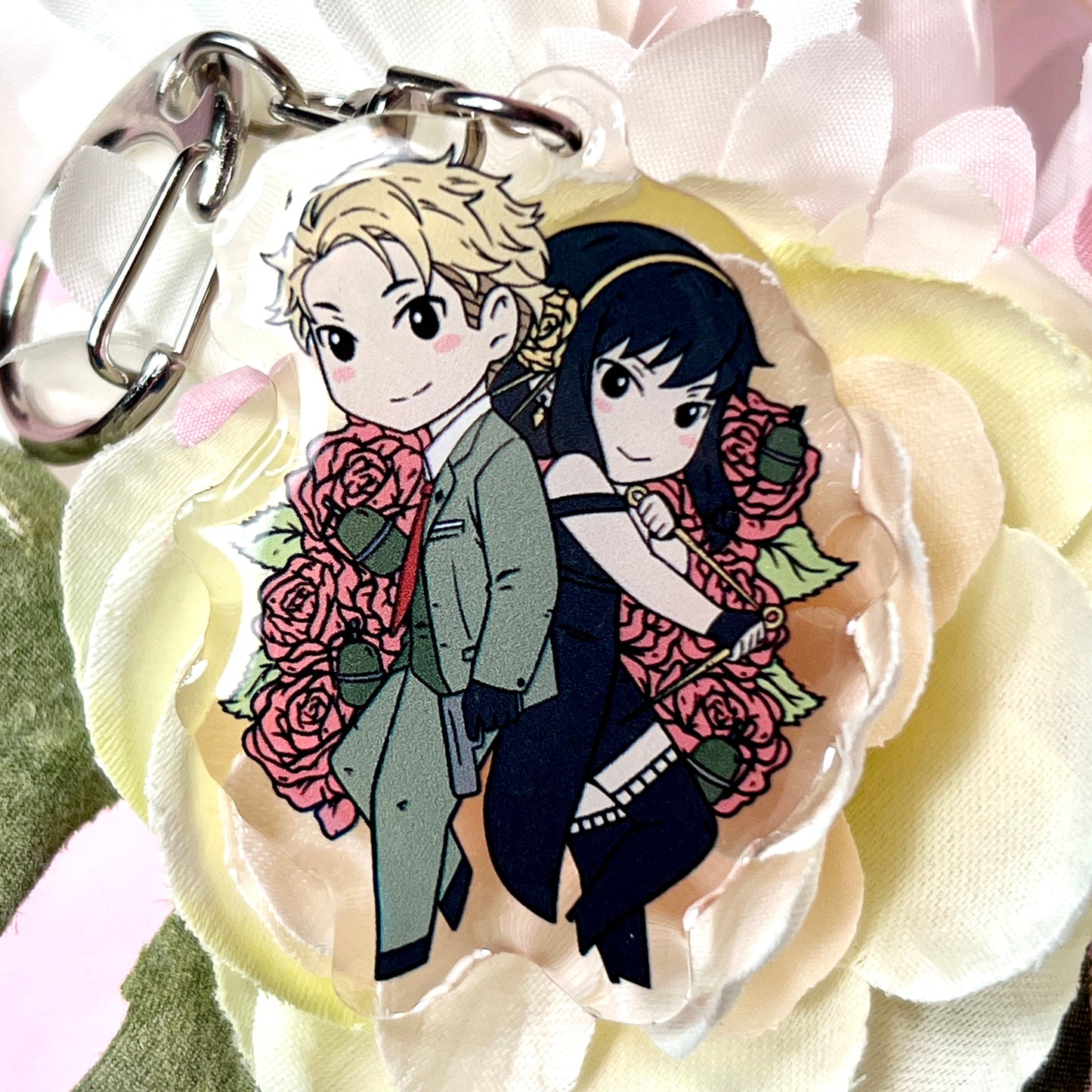 Mr and Mrs - Keychain