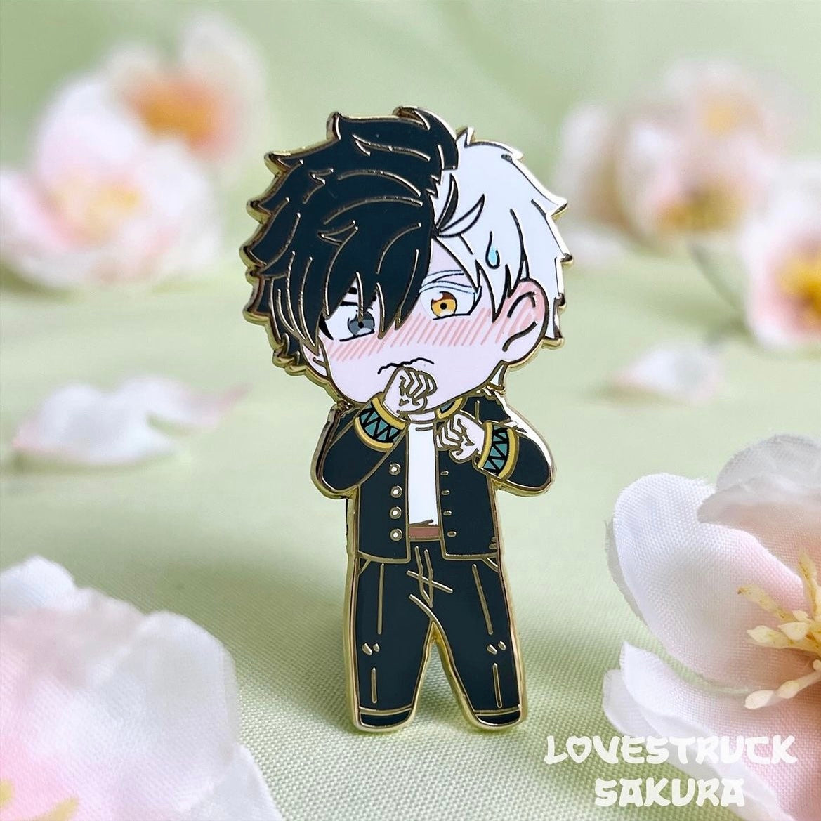 Shy Little Fighter - Enamel Pin