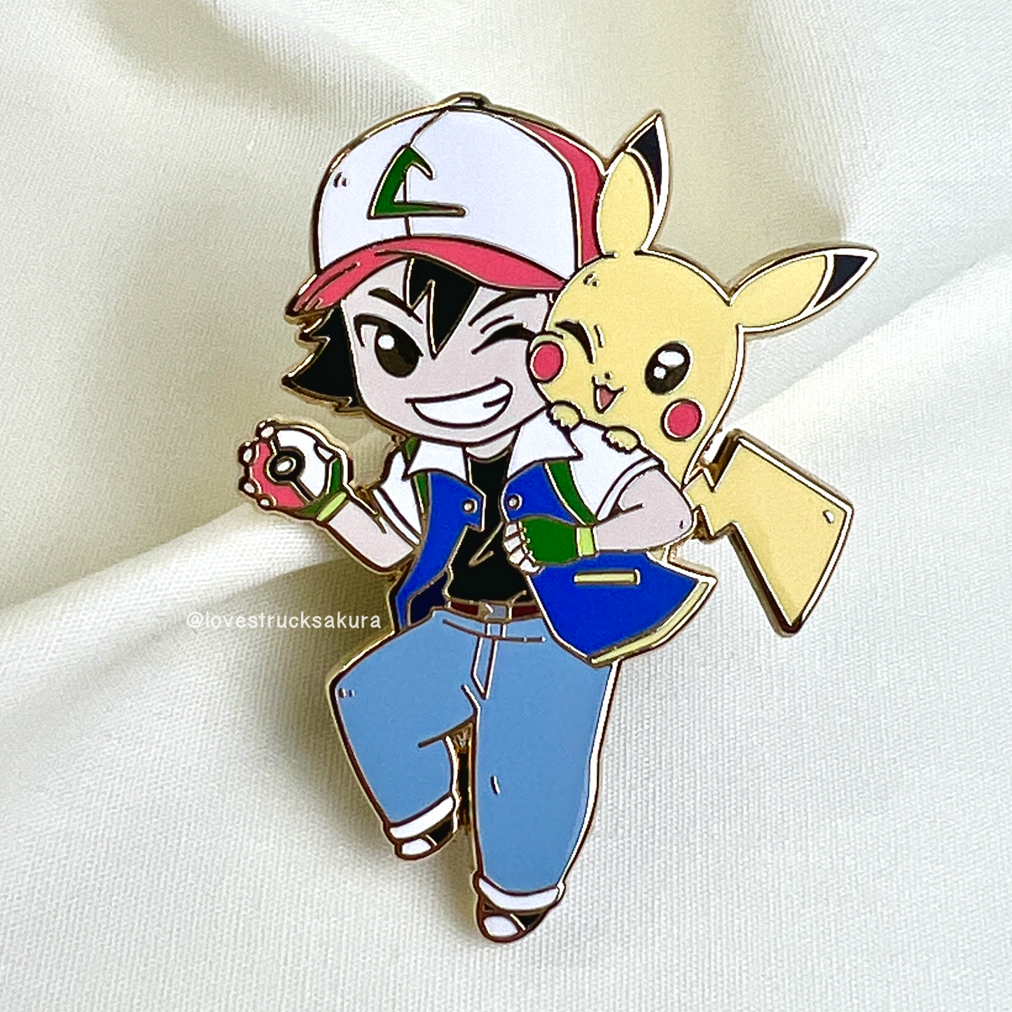 Ash-n-Pika - Enamel Pin