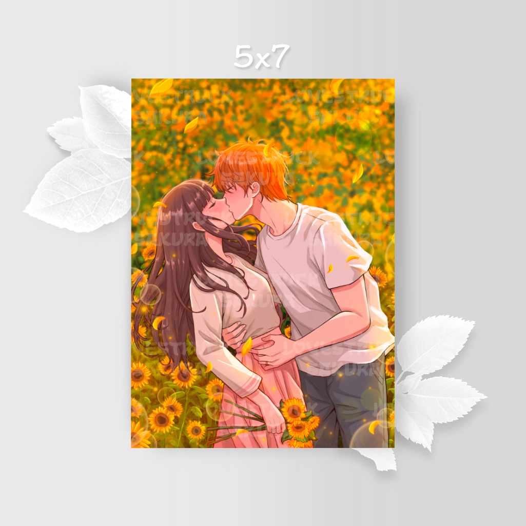 Print - Sunflower Kisses