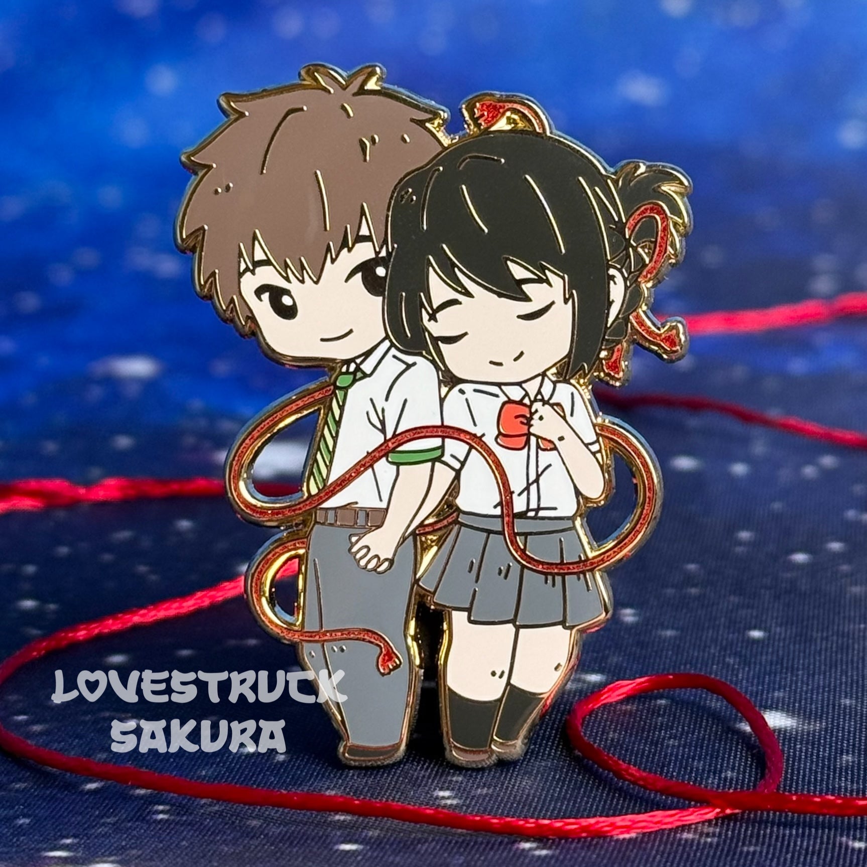 TakixMitsuha - Enamel Pin – Lovestruck Sakura