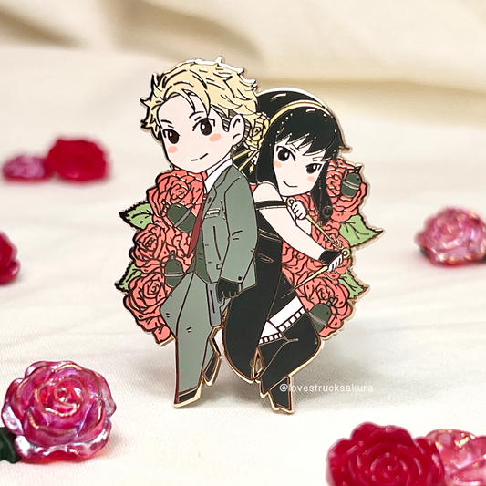 Mr and Mrs - Enamel Pin