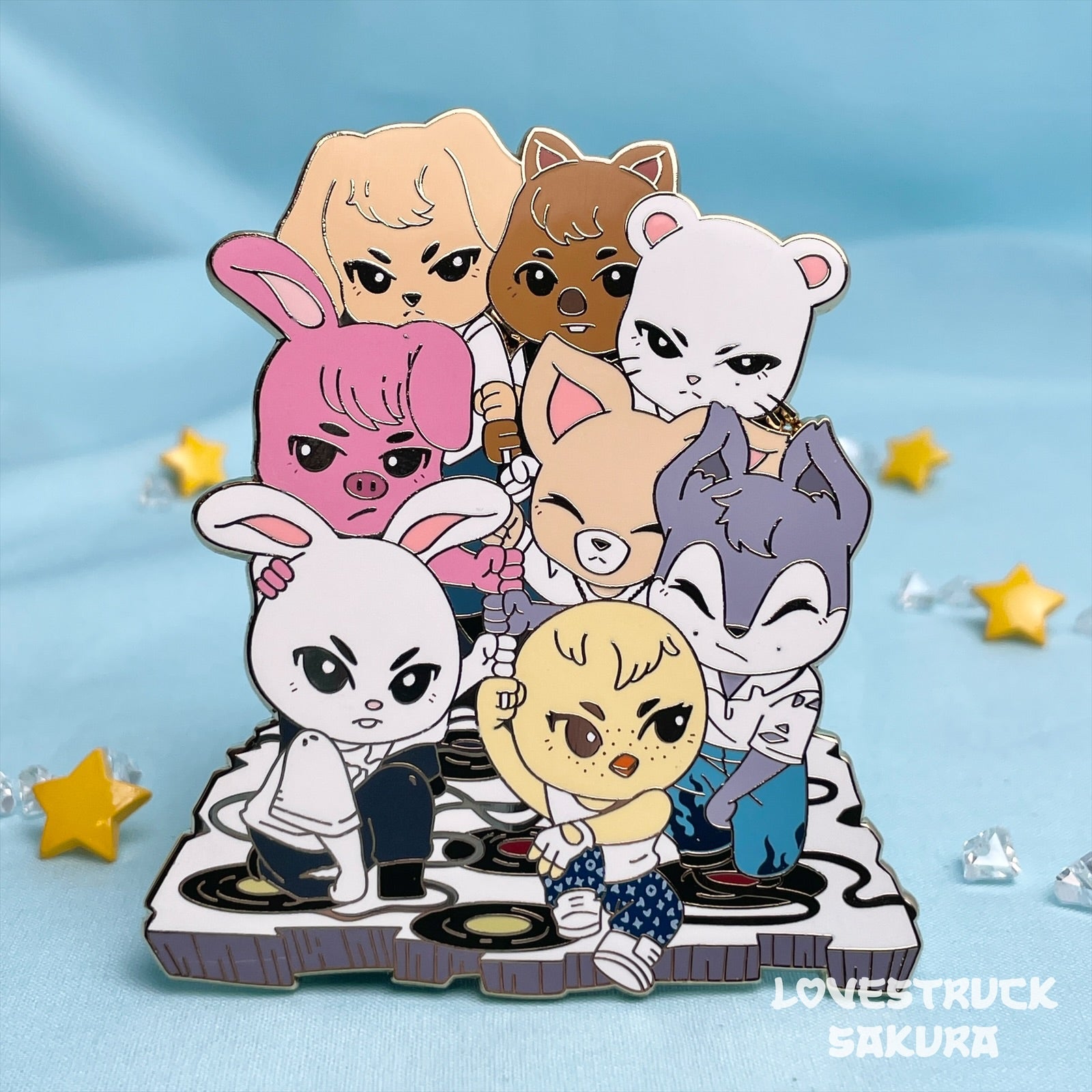 SKzoo Rock Star OT8 - Enamel Pin – Lovestruck Sakura